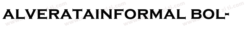 alveratainformal bol字体转换